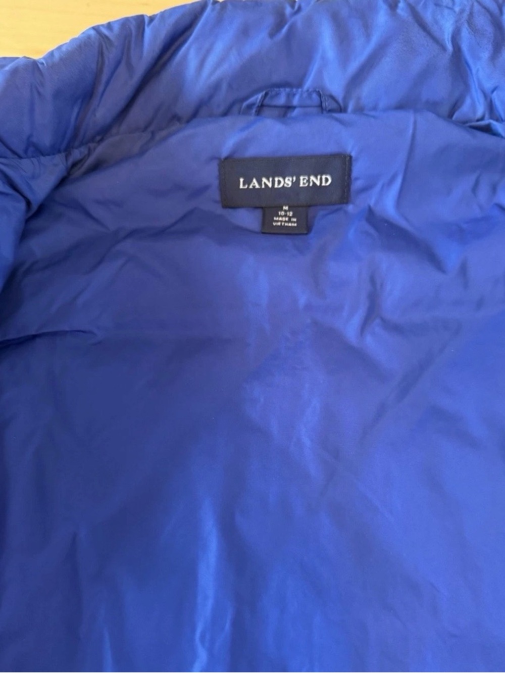 Lands' End Women’s M 10-12 Black Vest Jacket Coat EXCELLENT condition! - Picture 9 of 13